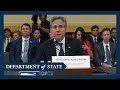 Secretary Blinken Blinken testifies before the House Committee on Foreign Affairs