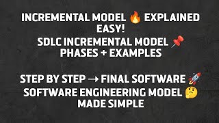 Incremental Model in Software Engineering | Advantages, Phases & Examples Explained