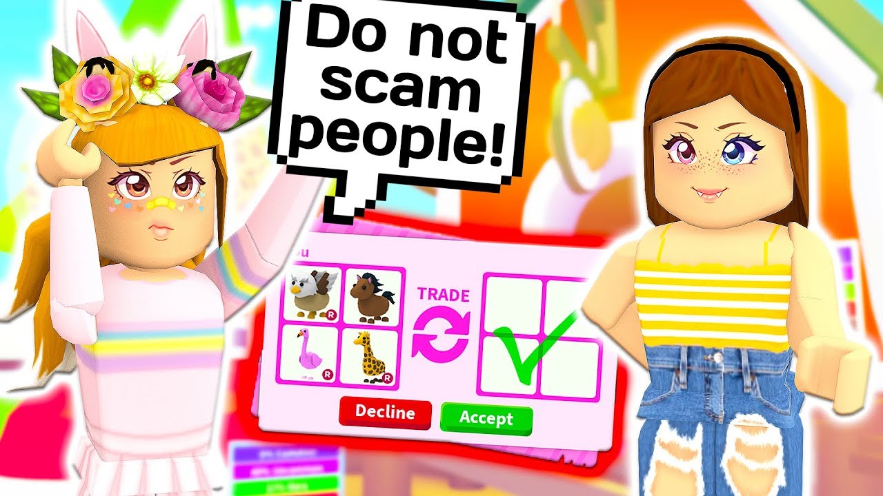 I Almost Got Scammed By A Fan For My Legendary Pets Roblox Adopt Me Youtube - scamming people on roblox adopt me
