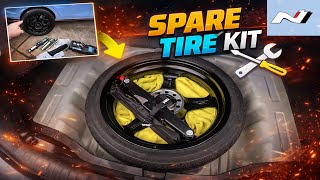 Elantra N Spare Tire Kit - DON'T WAIT FOR A TOW TRUCK (Modern Spare Kit)
