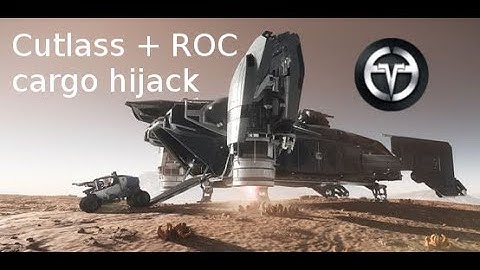 Star Citizen Evecraider #03 - Cutlass Black + ROC mining car hijack