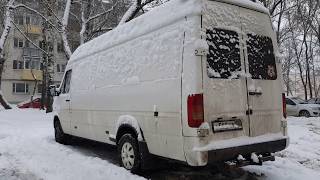 Volkswagen LT. Correct cold start diesel after 1 month. Правильный холодный запуск дизеля. Минус 20.