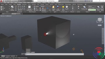 Autodesk AutoCAD: How to use Lights, Shadows, Sun and Location Command in Autodesk AutoCAD