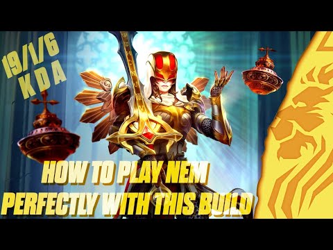 COMO JOGAR NEMESIS perfeitamente com este BUILD - Grandmasters Smite Classificada