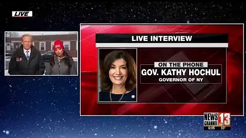 Gov. Kathy Hochul speaks with NewsChannel 13 about...