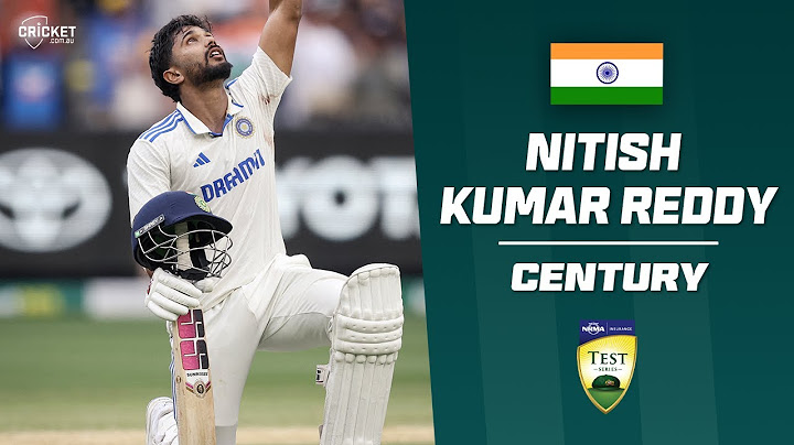 Nitish Kumar Reddy posts maiden Test century | Australia v India 2024-2025