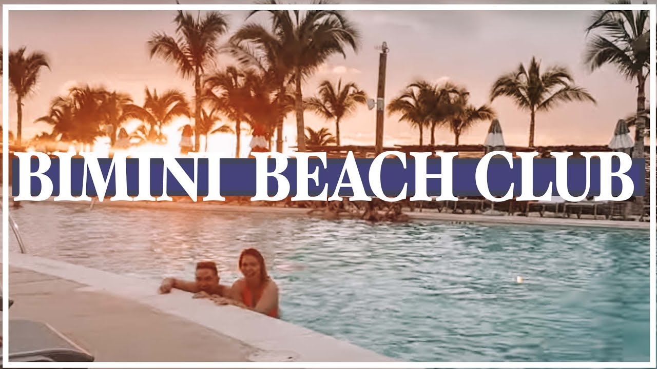 CREW PARTY at Bimini Beach Club in The Bahamas| I work on a cruise ship| Virgin Voyages crew vlog