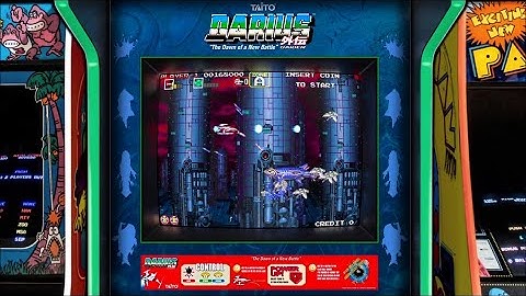 Darius Gaiden, Realistic Arcade Bezel using The Mega Bezel Shader