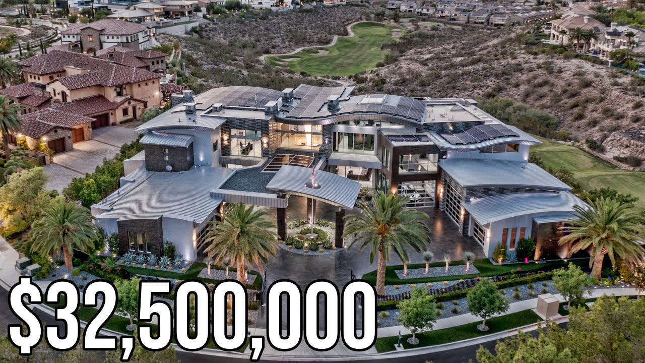 32,500,000 Henderson Nevada Estate Mansion Tour YouTube