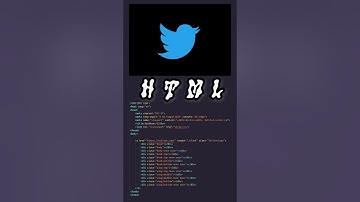 Twitter Logo with HTML and CSS | #shorts