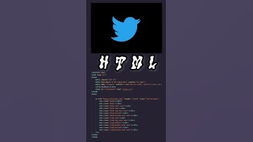 Twitter Logo with HTML and CSS | #shorts