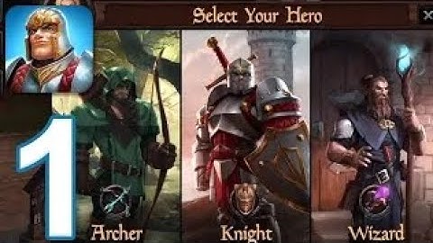 KingsRoad - Gameplay Walkthrough Part 1 - Story Quests 1-4 (iOS, Android)