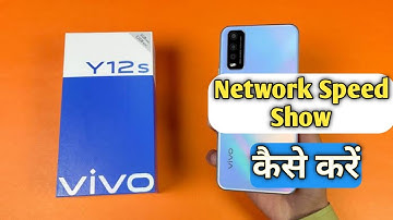 Vivo Y12s Network Speed Setting | How To Show Network Speed in Vivo Y12s | AksTech4u