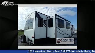 Spectacular 2021 Heartland North Trail Travel Trailer RV For Sale in Bath, PA | RVUSA.com