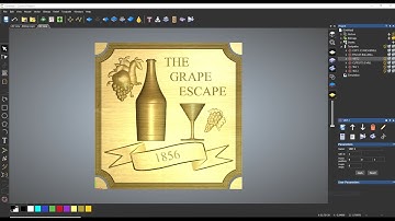 CARVECO Maker the Grape Escape 3D sign for beginners