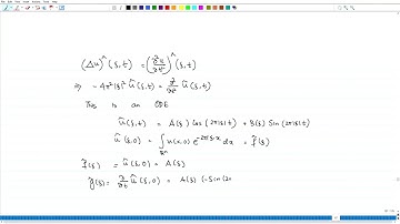 Wave equation, heat equation and Poisson kernel #swayamprabha #CH38SP