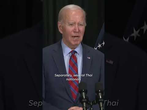 Biden comments on release of hostages from Gaza, expects more soon #Shorts