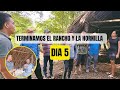 DIA 5 DE LA CONSTRUCCIÓN DEL RANCHO Y LA HORNILLA PARA LOS FOGONES ADN ROCA ❤️👏🏻