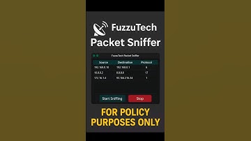 📡 Live Hack Mode: Real-Time Packet Sniffer GUI in Python! 👨‍💻 #FuzzuTech #Scapy #PythonGUI #HackTool