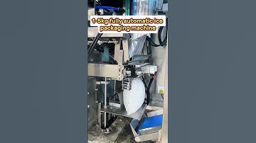 1-5kg ice cube automatic packaging machine #icepackingmachine