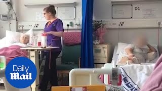 Heart-warming moment nurse sings 'Amazing Grace' to patient
