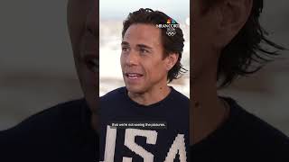 Speed skating gold medalist Apollo Ohno describes what it's like on the medal podium