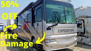 We Bought a Fire Damage Motor Home RV From Copart For A Good Deal