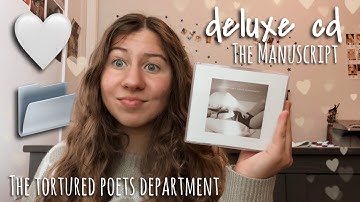 unboxing The Tortured Poets Department “The Manuscript” DELUXE cd 🤍📂
