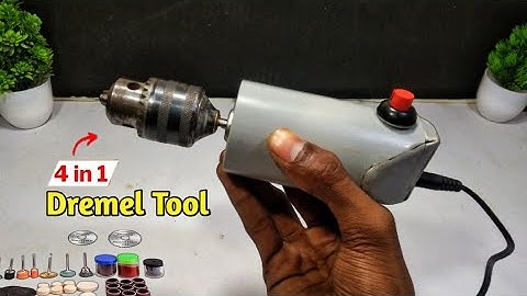 4 in 1 cutter machine 💯How to make Dremel tool at home | How to make drill machine from 775 dc motor