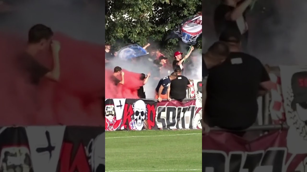 Ein letztes Mal Spitzbuam Pinkafeld. #unterhaus #kreisliga #fußball #ultras #stimmung #pyro