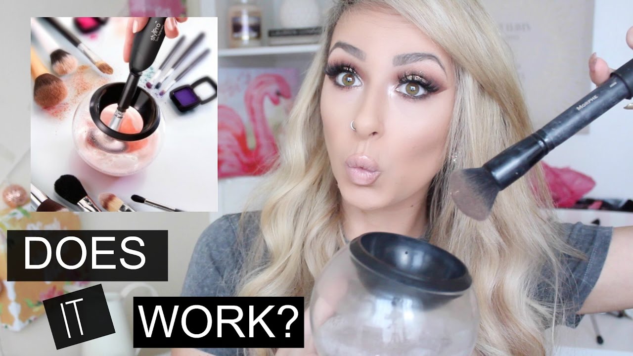 Does it work? STYLPRO makeup brush cleaner DramaticMAC YouTube