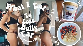 What I Eat In A Week For A FLAT & TONED Stomach (no restricting) | How I Love My Body At Every Size