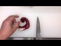 タコのお刺身の切り方