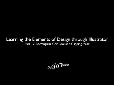 Using the Rectangular Grid Tool to Make a Square Grid in Illustrator CC Video