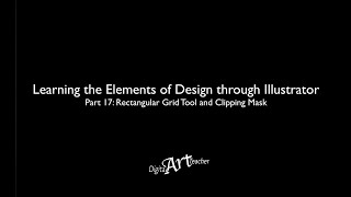 Using the Rectangular Grid Tool to Make a Square Grid in Illustrator CC Video