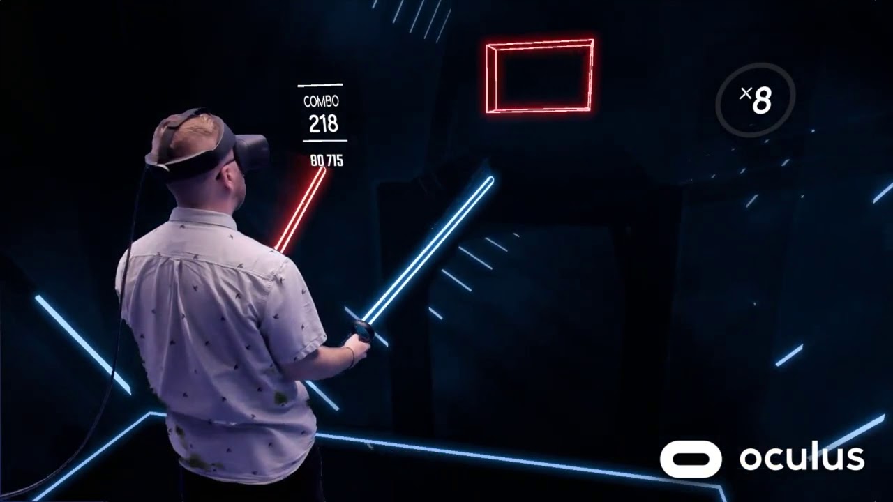 E3 2019: Oculus Quest Beat Saber Gameplay
