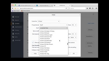 Fix Font Khmer Unicode on Firefox
