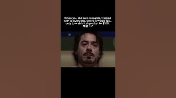 When you did zero research trashed XRP to everyone 💀📉→🚀 #XRP #xrpripple #xrparmy #xrpcommunity #xrpl