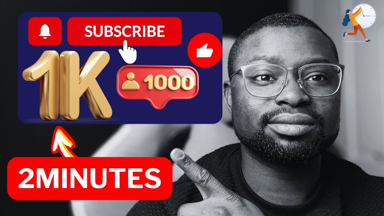 HOW TO GET 1000 SUBSCRIBERS IN LESS THAN 2MINUTES - YouTube