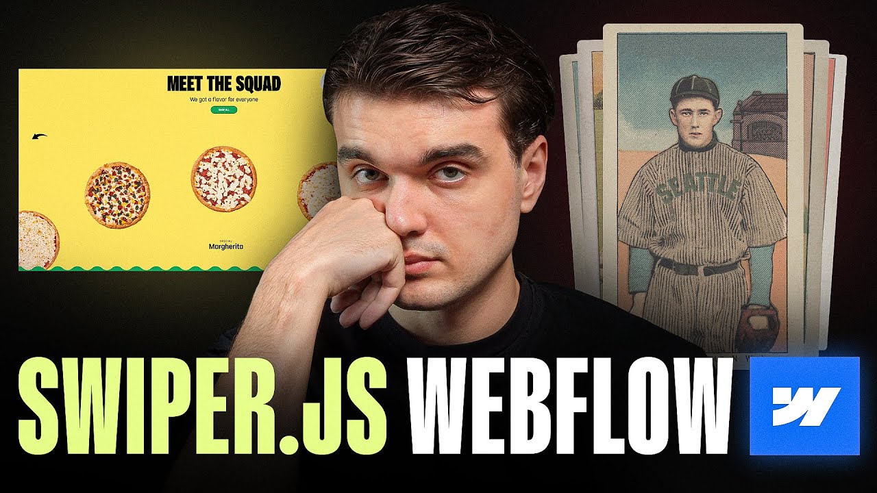 Swiper.js в Webflow за 5 минут - Полный туториал по кастомным слайдерам