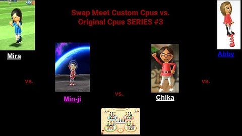 Wii Party Swap Meet: Mira vs. Min-ji vs. Chika vs. Abby (Beginner Difficulty)
