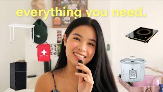 10 THINGS YOU NEED if you’re planning to live solo | appliances, furniture, tools