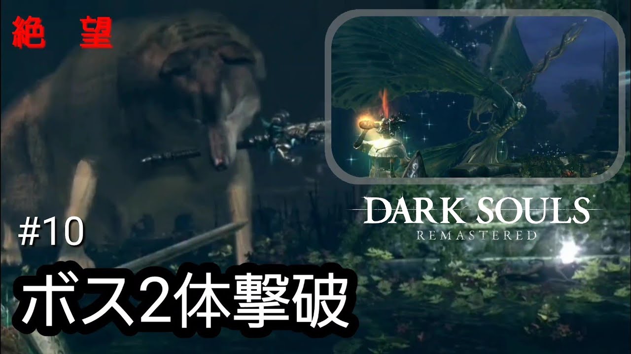 #10 絶望からのボス2体撃破！！【DARK SOULS REMASTERED】