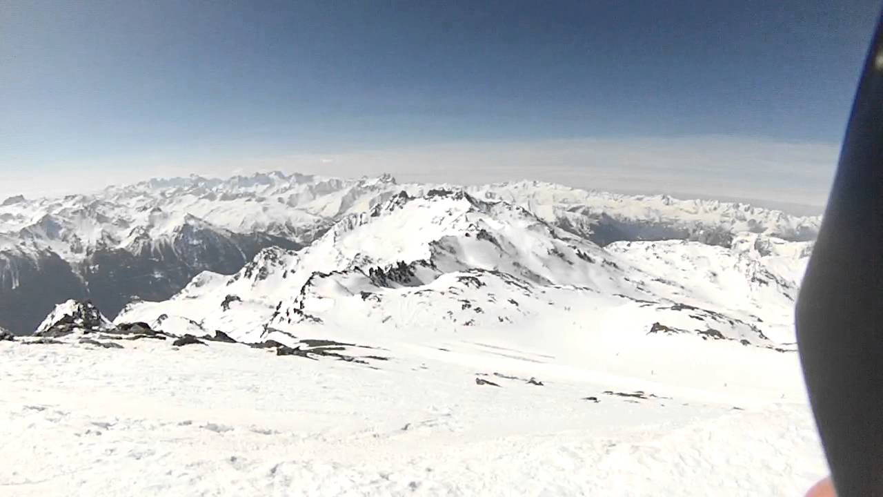 View from highest restaurant in Val Thorens