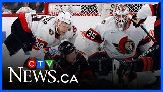Goal called back: Sens fall 2-0 in fiery playoff opener