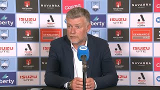 Sydney FC Coach Ufuk Talay - Post Match Press Conference - SYDvPER