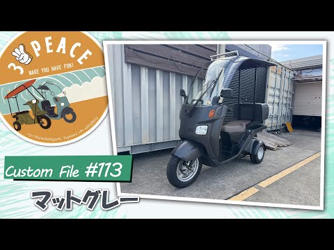 Custom File #113 Gyro Canopy with Sidecar, Light Motorcycle