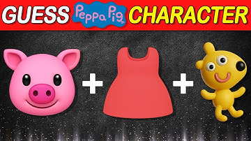 Peppa Pig Quiz Challenge 🐷 Guess the Character & Fun Emoji Game | Quiz DingDong
