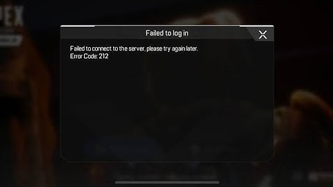 Fix Apex Legends Error Code 201 Failed To Log In Failed to Connect | Apex Legends Error Code 201
