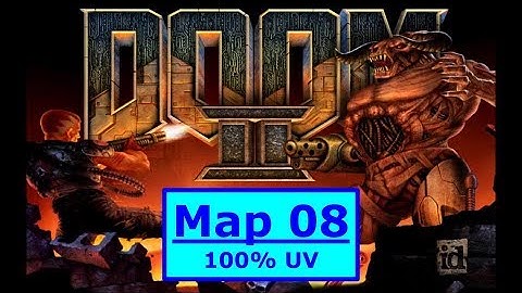 Doom II (1994) 100% Ultra-Violence MAP 08: Tricks and Traps